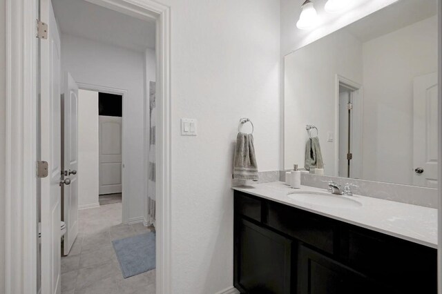 1632 Stone House, New Braunfels, TX 78132 - bathroom featuring vanity and tile patterned flooring