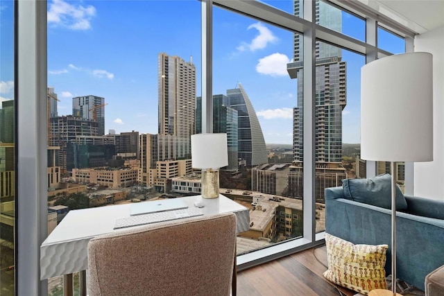 501 W Ave Unit 1403, Austin, TX 78701 - interior space featuring a view of skyline