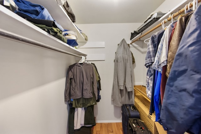 9304 Rock Way Dr, Austin, TX 78736 - spacious closet featuring wood finished floors