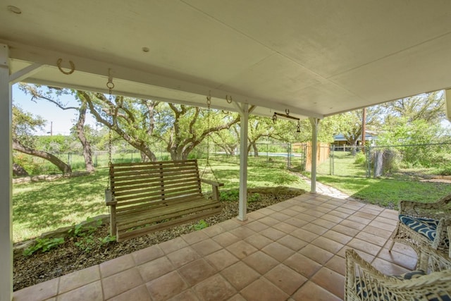 view of patio