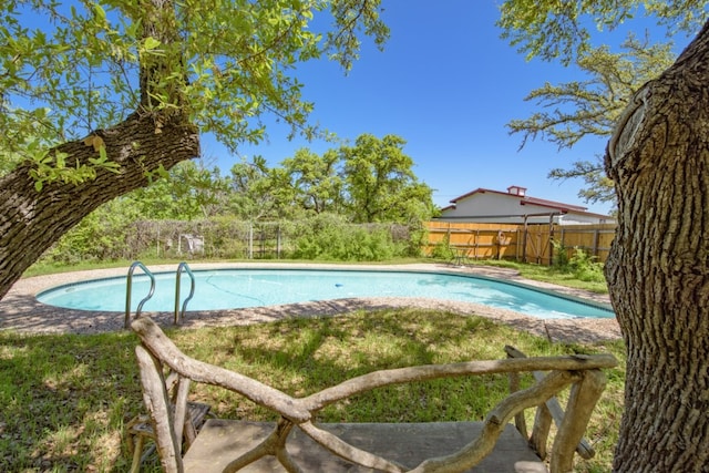 9304 Rock Way Dr, Austin, TX 78736 - view of swimming pool with a fenced backyard
