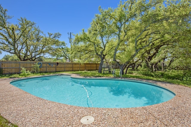 view of pool