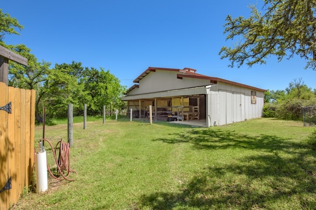 9304 Rock Way Dr, Austin, TX 78736 - view of yard featuring an outbuilding