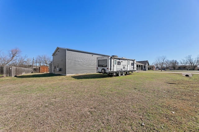 exterior space featuring a yard