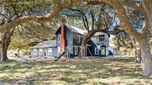 view of rear view of property