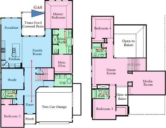 1243 Robin Trl, Round Rock, TX 78681 - property floor plan