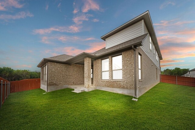 1243 Robin Trl, Round Rock, TX 78681 - back of property with brick siding