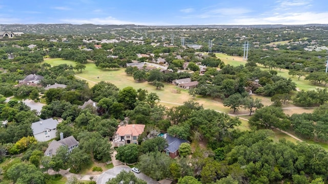 104 Fenway Ct, Lakeway, TX 78734 - aerial perspective of suburban area with a tree filled landscape