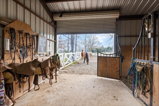 view of stable