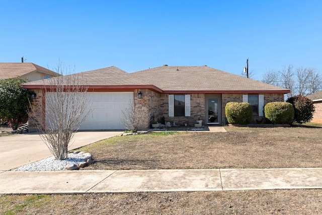 ranch-style house with a garage