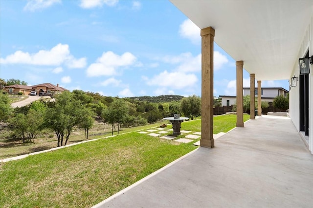 exterior space with a patio area