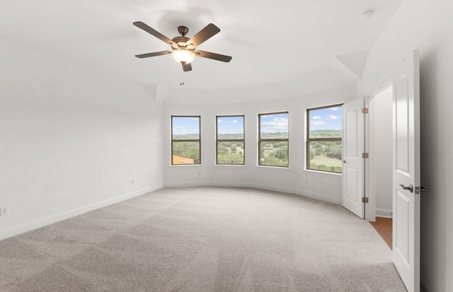 6420 Apache Plum Ln, Spicewood, TX 78669 - spare room featuring light colored carpet and a ceiling fan