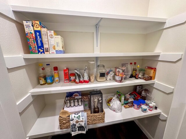 view of pantry