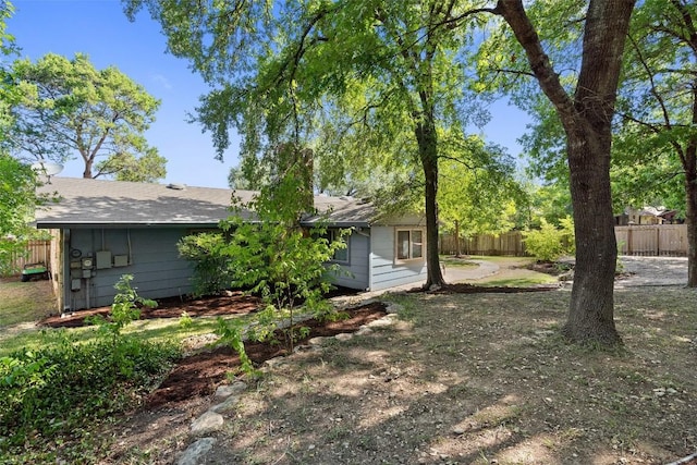 view of rear view of property