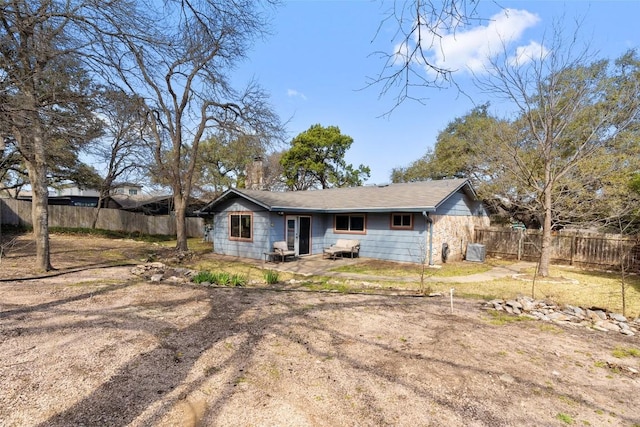 view of front of home with a patio area