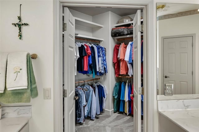 view of closet