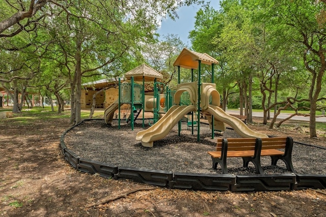 view of play area