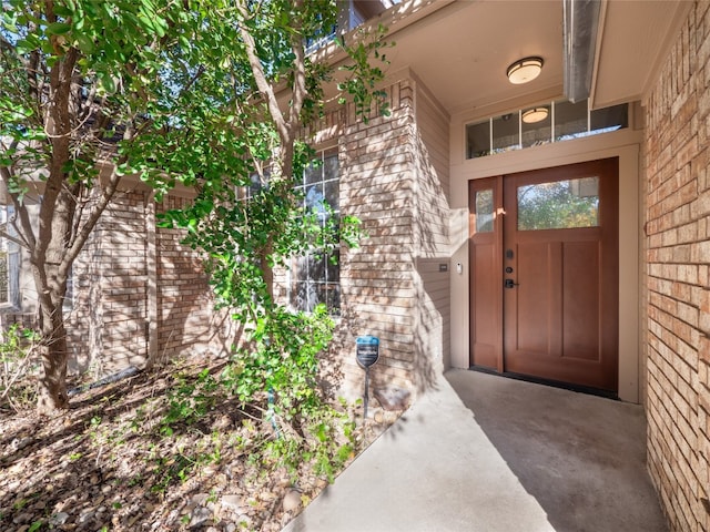 view of property entrance