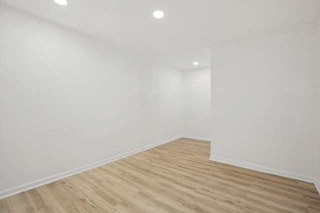 6009 Glen Meadow Dr, Austin, TX 78745 - empty room featuring recessed lighting and light wood-style floors
