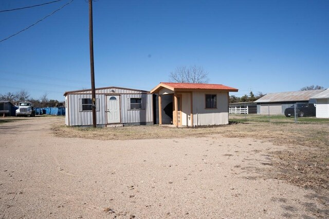 view of outbuilding