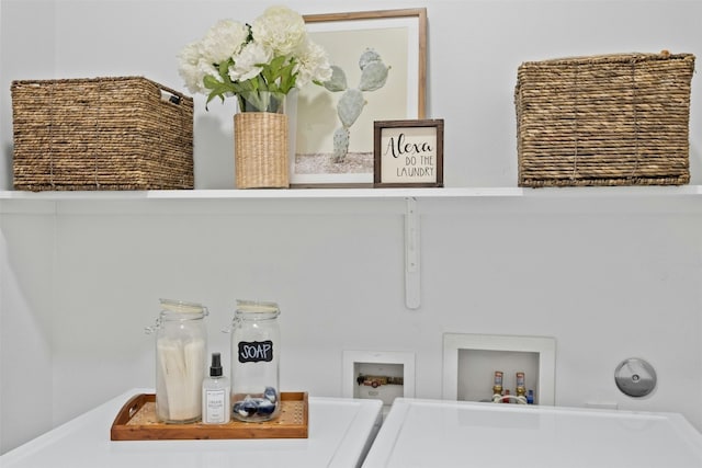 laundry area featuring laundry area and washer / clothes dryer