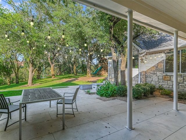 417 Beardsley Ln, Austin, TX 78746 - view of patio / terrace