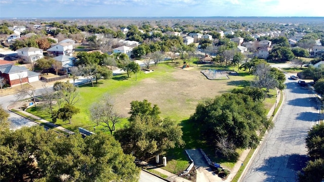 aerial view featuring a residential view