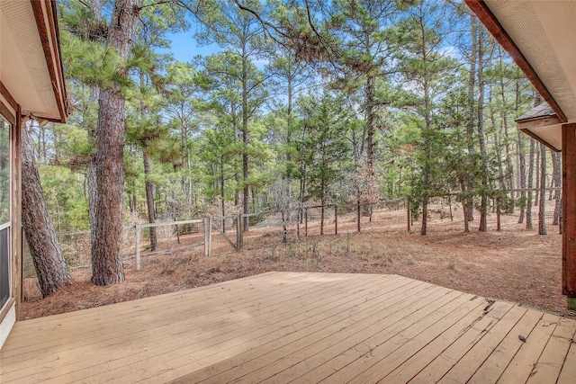 view of deck