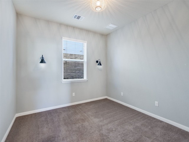 spare room with carpet flooring