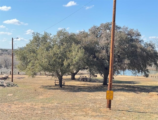 853 Cypress Ln, Cottonwood Shores, TX 78657 - view of yard