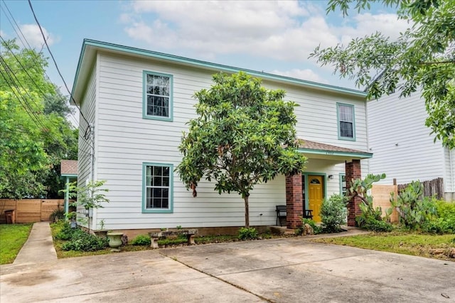 view of front of home