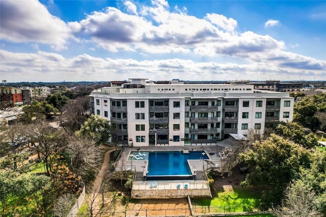 view of pool