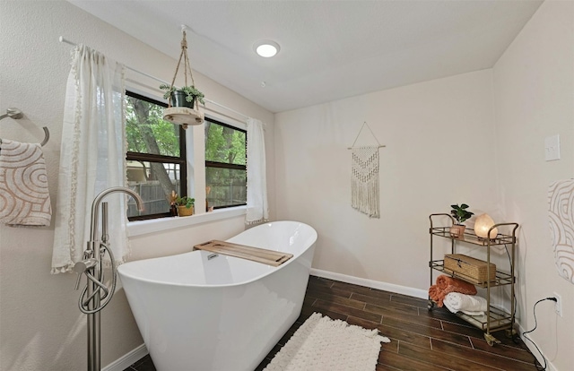 bathroom with a bathtub