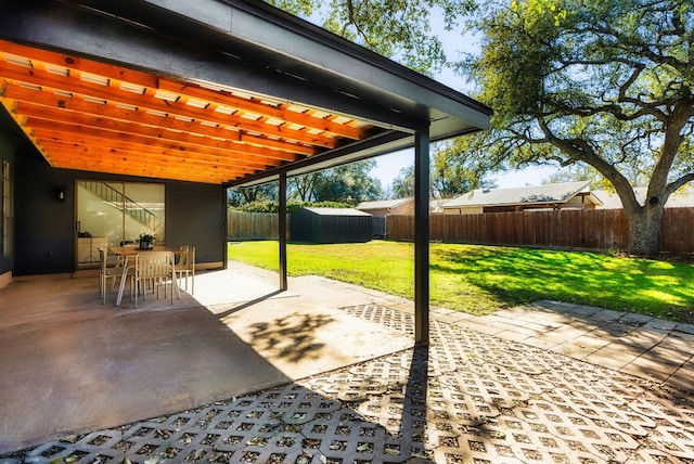 view of patio