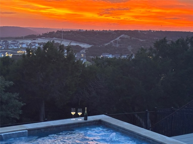 1745 Liguria Ct, Leander, TX 78641 - view of pool featuring a mountain view