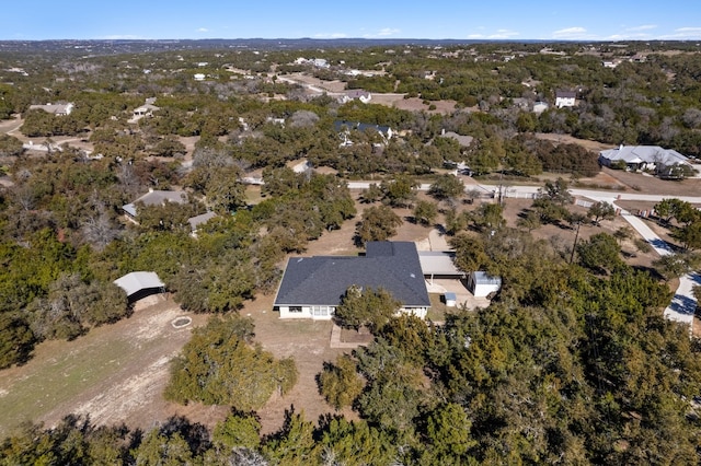 1043 Windmill Rd, Dripping Springs, TX 78620 - aerial view of property and surrounding area