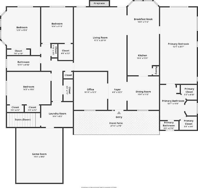 1043 Windmill Rd, Dripping Springs, TX 78620 - floor plan / room layout
