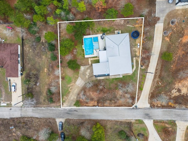 209 Kipahulu Dr, Bastrop, TX 78602 - view of property location featuring property parcel outlined and a pool area