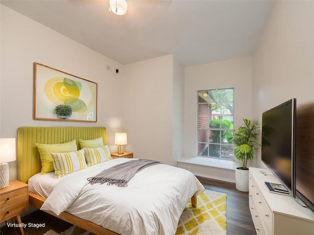 1416 Thibodeaux Dr, Round Rock, TX 78664 - bedroom featuring dark wood-style floors