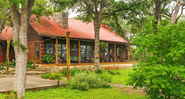 view of back of property