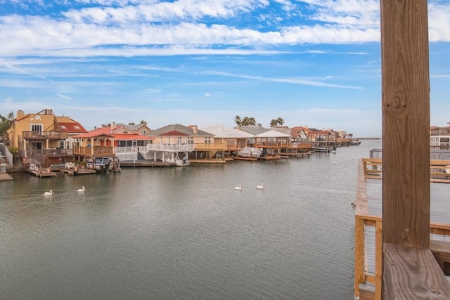 13569 Bullion Ct, Corpus Christi, TX 78418 - dock featuring a residential view and a water view