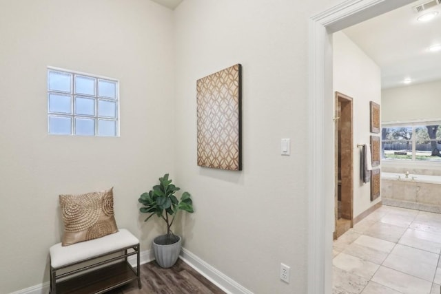 view of sitting room