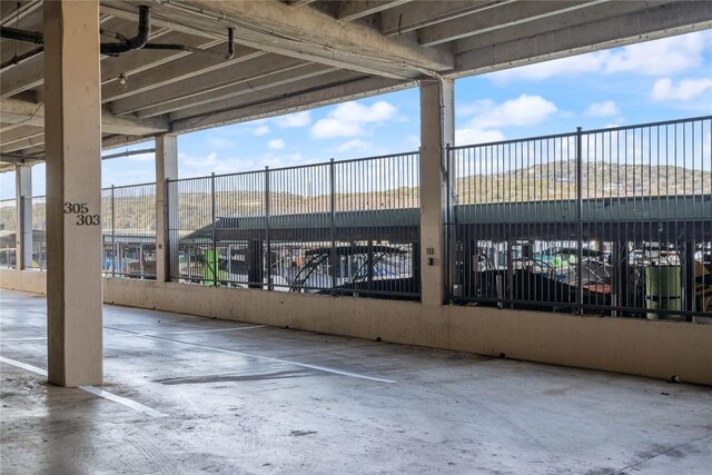 view of patio / terrace featuring fence