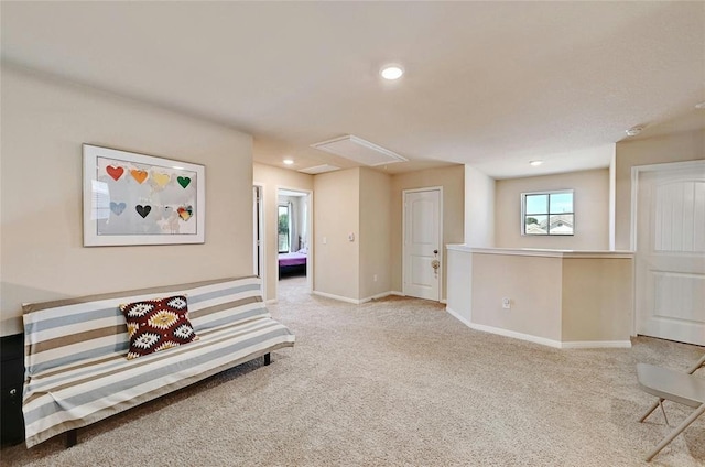 11113 Reliance Creek Dr, Austin, TX 78754 - sitting room with carpet flooring and recessed lighting