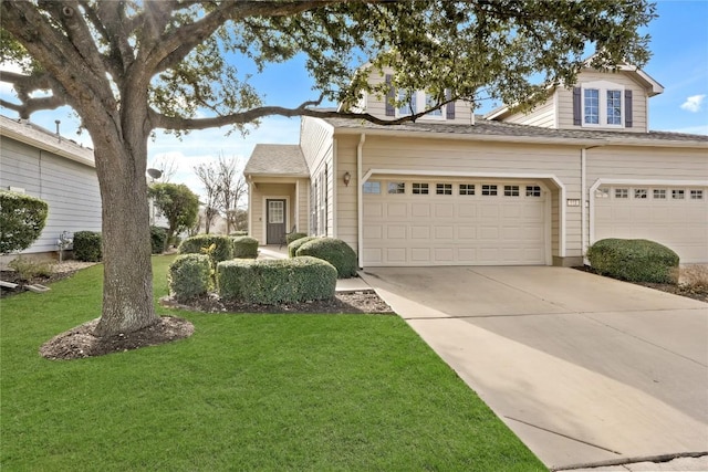 view of front property with a front yard