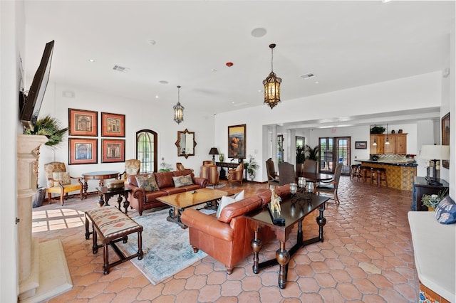 12332 Terraza Cir, Austin, TX 78726 - living room featuring recessed lighting