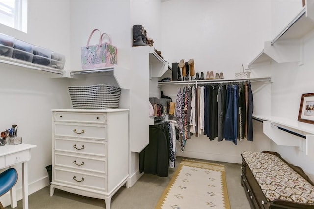 view of spacious closet