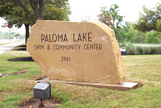 3264 Pablo Cir, Round Rock, TX 78665 - community sign featuring a yard