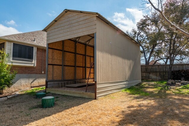 view of side of property