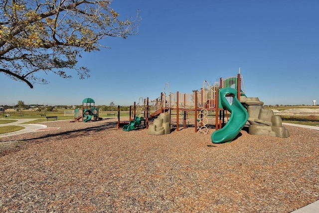 view of jungle gym